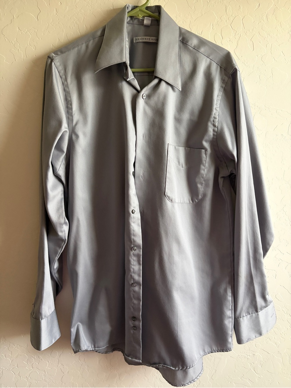 Geoffrey Beene Men's Dress Shirt — Light Gray